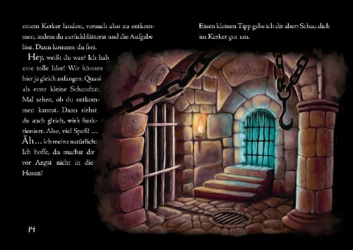 Buchcover und Innenansicht für das Buch: Das kleine Böse Buch (Das kleine Böse Buch, Bd. 1)