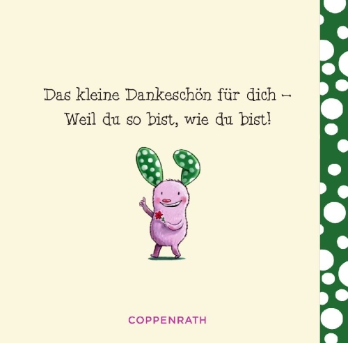 Buchcover und Innenansicht für das Buch: Das kleine Dankeschön für dich