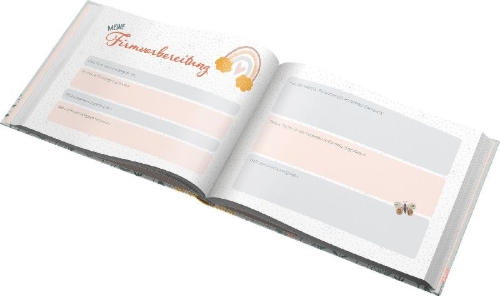 Buchcover und Innenansicht für das Buch: Firmung Erinnerungsalbum