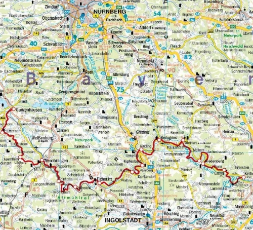 Buchcover und Innenansicht für das Buch: Altmühltal-Panoramaweg