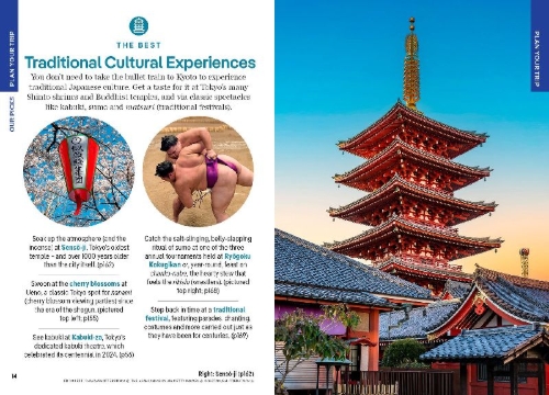 Buchcover und Innenansicht für das Buch: Lonely Planet Pocket Tokyo