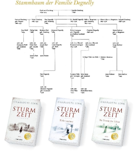 Buchcover und Innenansicht für das Buch: Sturmzeit - Die Stunde der Erben