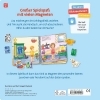 Buchcover und Innenansicht für das Buch: Mein großes Magnetbuch - Was gehört wohin?