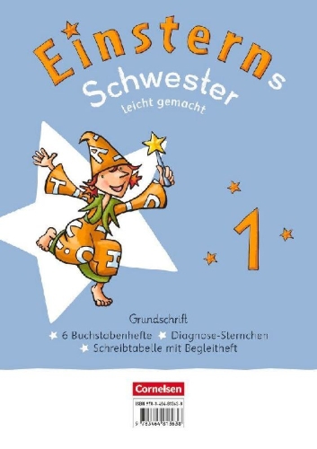 Buchcover und Innenansicht für das Buch: Einsterns Schwester - Erstlesen - Leicht gemacht 1. Schuljahr. Grundschrift: 6 Buchstabenhefte im Paket