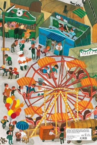 Buchcover und Innenansicht für das Buch: Das Riesenbilderbuch von Ali Mitgutsch