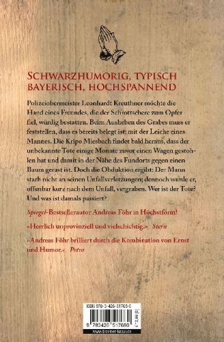 Buchcover und Innenansicht für das Buch: Tote Hand