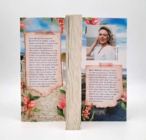 Buchcover und Innenansicht für das Buch: Sommerzauber in der Inselapotheke