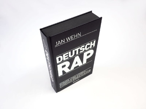 Buchcover und Innenansicht für das Buch: Deutschrap. Songs und Storys - Chronik einer Kultur