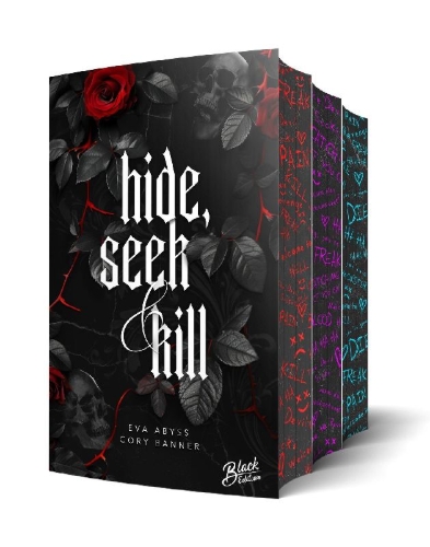 Buchcover und Innenansicht für das Buch: Hide, Seek & Kill