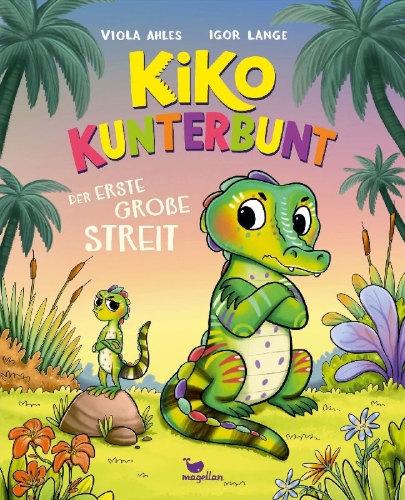Buchcover und Innenansicht für das Buch: Kiko Kunterbunt - Der erste große Streit