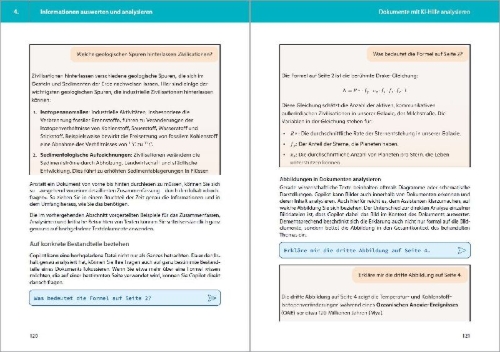 Buchcover und Innenansicht für das Buch: Microsoft Copilot und Copilot Pro - Einstieg und Praxis