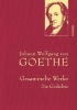 Buchcover und Innenansicht für das Buch: Johann Wolfgang von Goethe - Gesammelte Werke. Die Gedichte