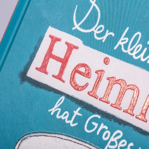 Buchcover und Innenansicht für das Buch: Der kleine Herr Heimlich hat Großes vor