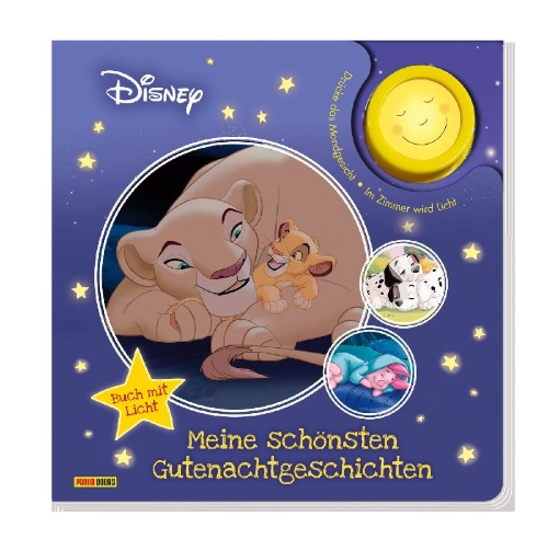 Buchcover und Innenansicht für das Buch: Disney: Meine schönsten Gutenachtgeschichten