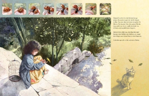 Buchcover und Innenansicht für das Buch: Momo