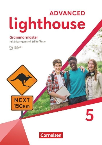 Buchcover und Innenansicht für das Buch: Lighthouse Band 5: 9. Schuljahr - Advanced Edition - Grammarmaster mit Lösungen und Erklärfilmen