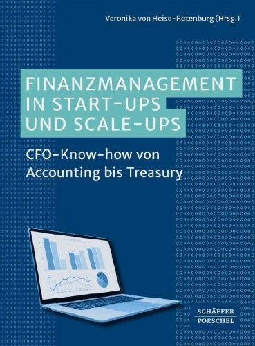 Buchcover und Innenansicht für das Buch: Finanzmanagement in Start-ups und Scale-ups