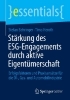 Buchcover und Innenansicht für das Buch: Stärkung des ESG-Engagements durch aktive Eigentümerschaft