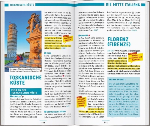 Buchcover und Innenansicht für das Buch: MARCO POLO Reiseführer Italien Nord
