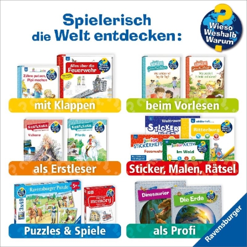 Buchcover und Innenansicht für das Buch: Wieso? Weshalb? Warum? junior, Band 31 - Tiere im Winter