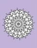 Buchcover und Innenansicht für das Buch: Ruhe und Entspannung mit Mandalas