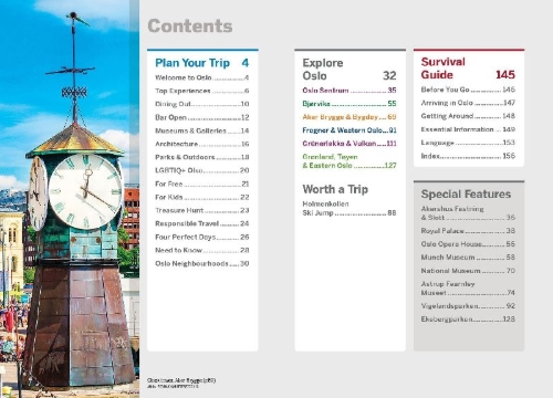 Buchcover und Innenansicht für das Buch: Lonely Planet Pocket Oslo