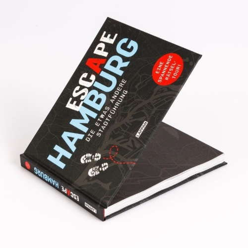 Buchcover und Innenansicht für das Buch: ESCAPE Hamburg
