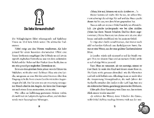 Buchcover und Innenansicht für das Buch: Jonathan Riddle und das geheimnisvolle Rätselhaus