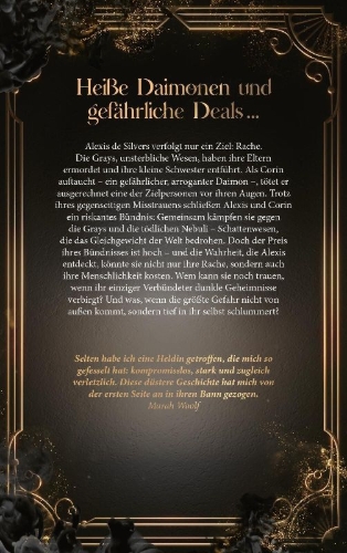 Buchcover und Innenansicht für das Buch: My Darkest Revenge (Demons of New York 1)
