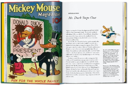 Buchcover und Innenansicht für das Buch: Walt Disney's Donald Duck