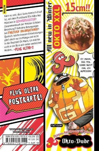 Buchcover und Innenansicht für das Buch: Boku no Hero Academia
