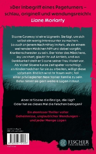 Buchcover und Innenansicht für das Buch: Eine falsche Lüge - Wird es ihre letzte sein?