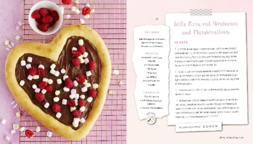 Buchcover und Innenansicht für das Buch: Spring in eine Pfütze! Creamy, crunchy, lecker