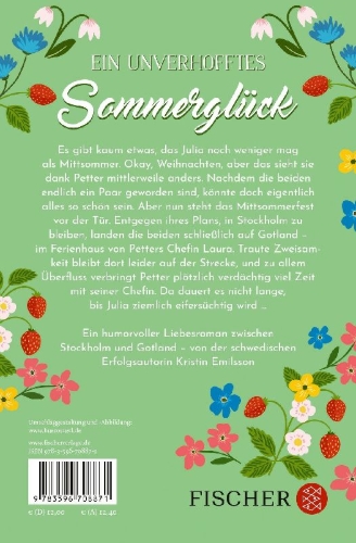 Buchcover und Innenansicht für das Buch: Juli enligt Julia