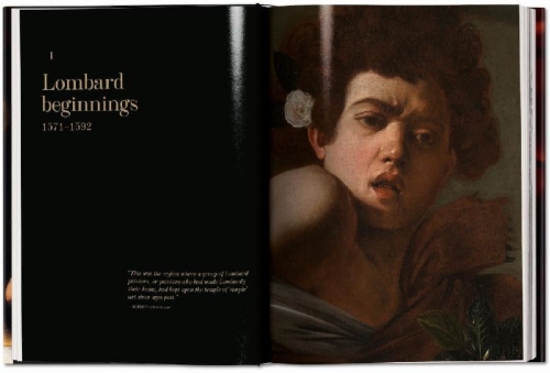 Buchcover und Innenansicht für das Buch: Caravaggio