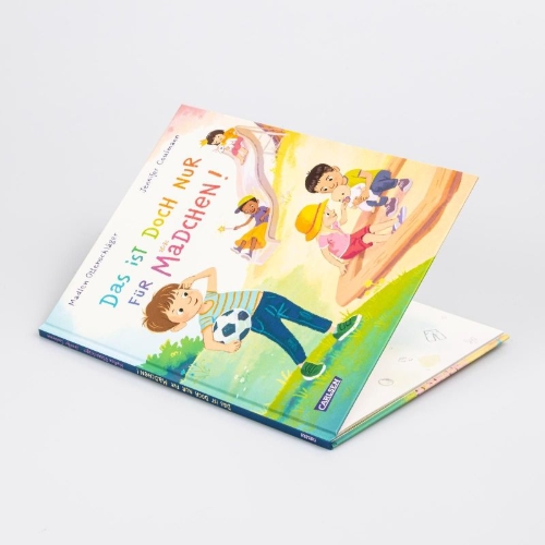 Buchcover und Innenansicht für das Buch: Das ist doch nur für Mädchen!