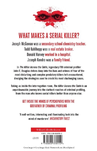 Buchcover und Innenansicht für das Buch: The Killer Across the Table