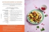 Buchcover und Innenansicht für das Buch: Healthy Food, Happy Me - Antientzündliche Ernährung für Frauen