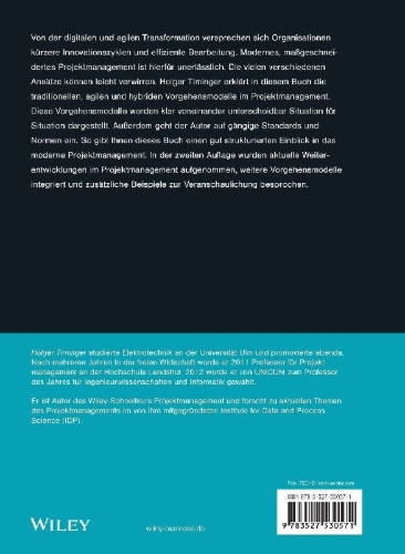 Buchcover und Innenansicht für das Buch: Modernes Projektmanagement