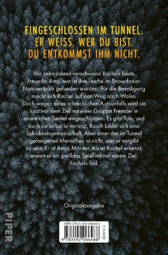 Buchcover und Innenansicht für das Buch: Der Tunnel