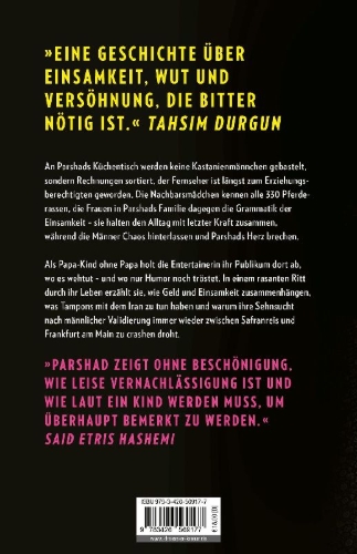 Buchcover und Innenansicht für das Buch: Papa weg. Mama müde. Ich laut.