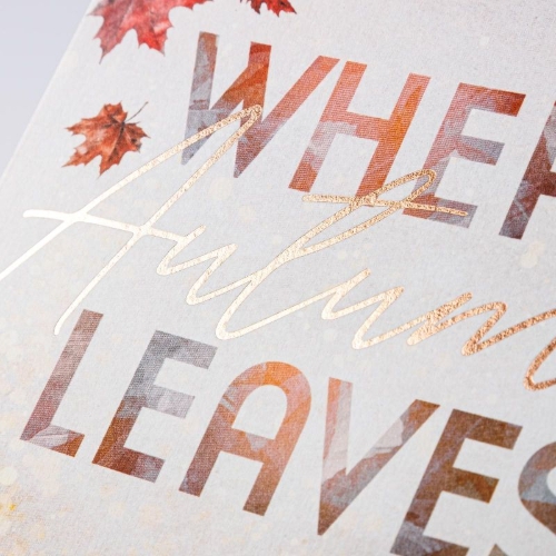 Buchcover und Innenansicht für das Buch: Where Autumn Leaves (Festival-Serie 4)