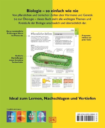 Buchcover und Innenansicht für das Buch: Visuelles Wissen. Biologie