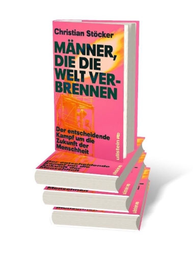 Buchcover und Innenansicht für das Buch: Männer, die die Welt verbrennen