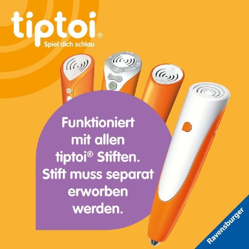 Buchcover und Innenansicht für das Buch: tiptoi® Wieso? Weshalb? Warum? Quiz - Sport