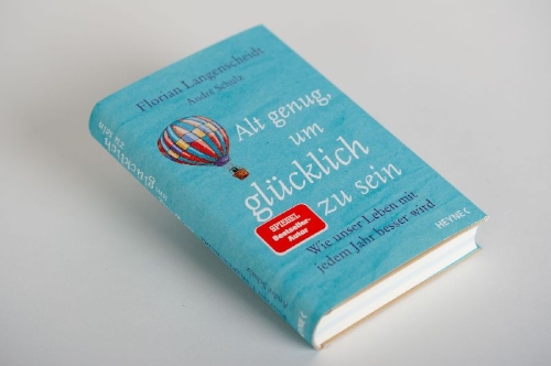 Buchcover und Innenansicht für das Buch: Alt genug, um glücklich zu sein