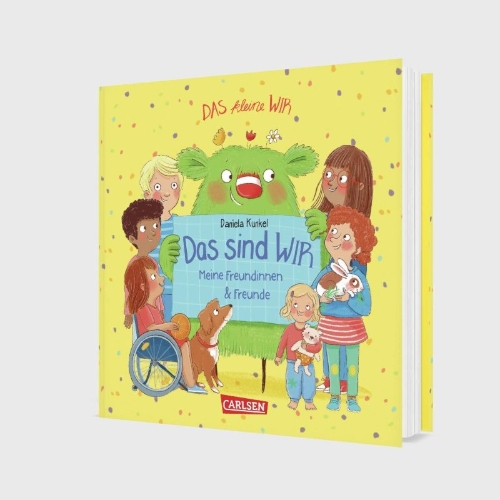 Buchcover und Innenansicht für das Buch: Das sind WIR (Freundschaftsbuch WIR 2026)