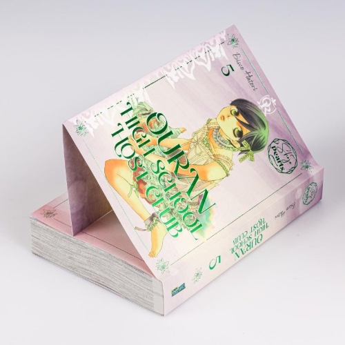 Buchcover und Innenansicht für das Buch: Ouran Koukou Host Bu