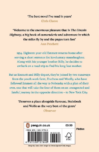 Buchcover und Innenansicht für das Buch: The Lincoln Highway