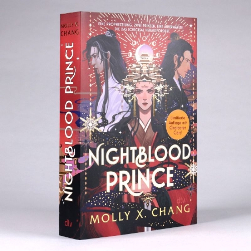 Buchcover und Innenansicht für das Buch: The Nightblood Prince